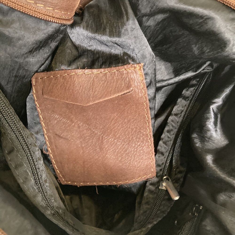 LE TORRI Brown Leather Purse Shoulder Bag Made in Italy NWOT - Picture 11 of 12